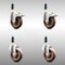 Service Caster 4 Inch 316SS High Temp Glass Filled Nylon 3/4 Inch Stem Caster Lck Brake, 2PK SCC-SS316TTLEX20S414-GFNSHT-2-S-2-34 - alternate 5